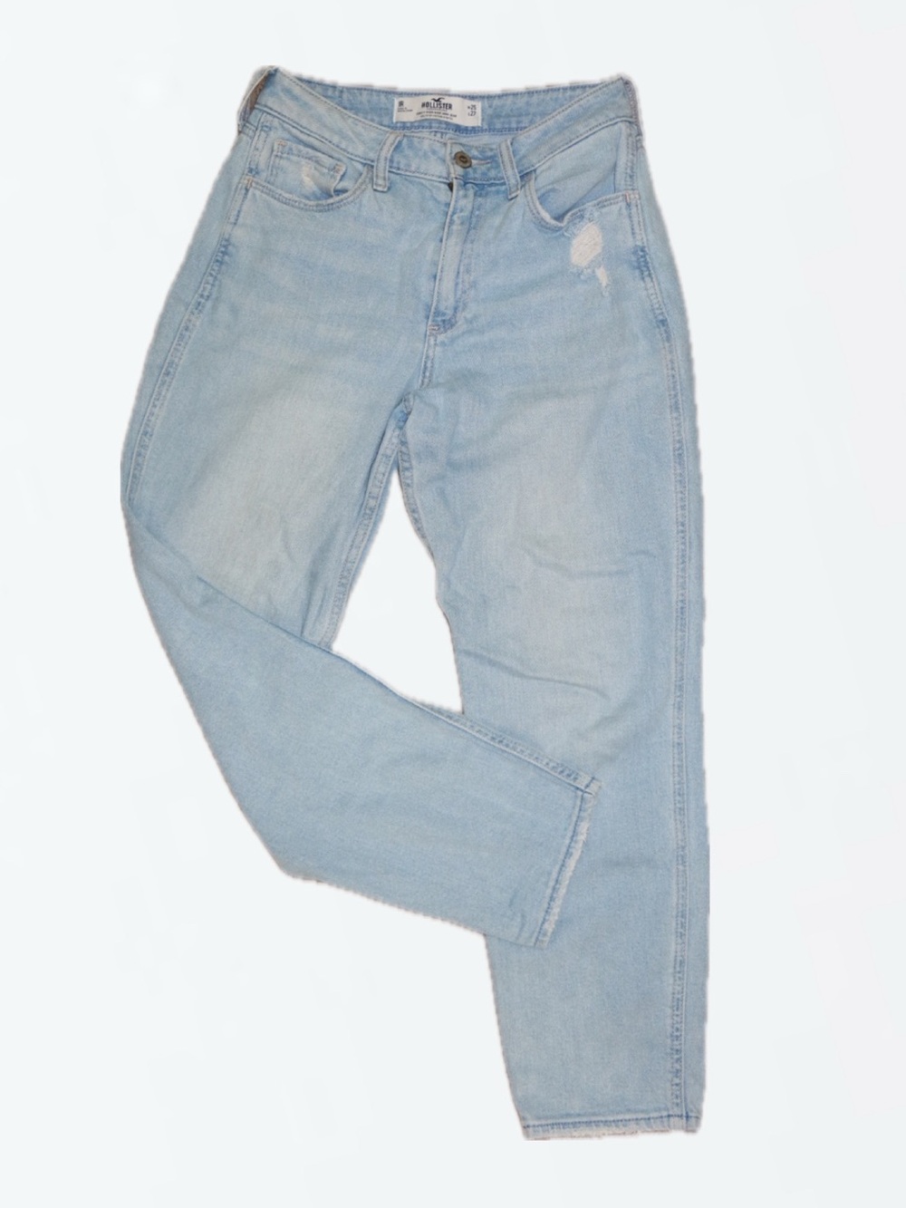 Hollister Curvy High-Rise Mom Jean Light Blue Women’s Jeans